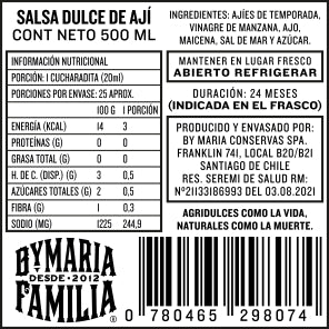 Salsa Dulce de Ají (Sweet Chili)