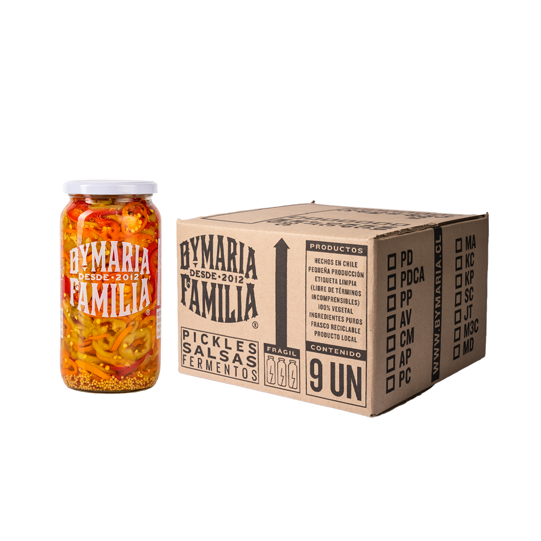 Caja 9 Mix de Ajíes XL