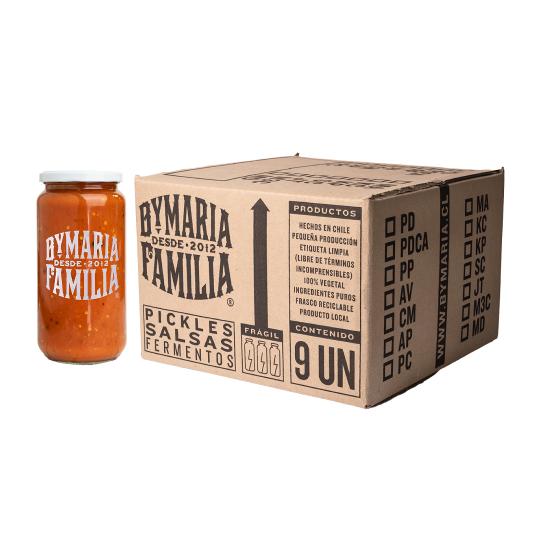 Caja 9 Sriracha Clásica XL (salsa picante)