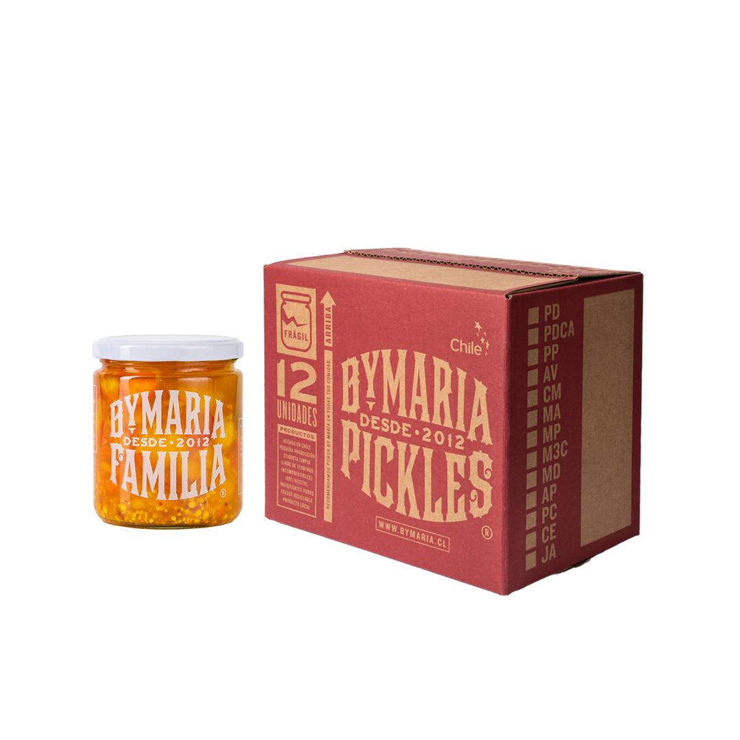 Caja 12 Ají con Piña