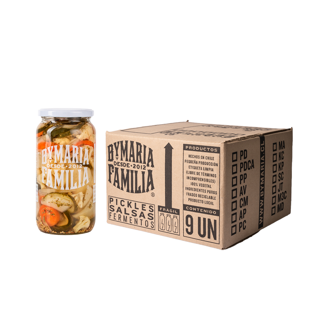 Caja 9 Mix de Pickles XL