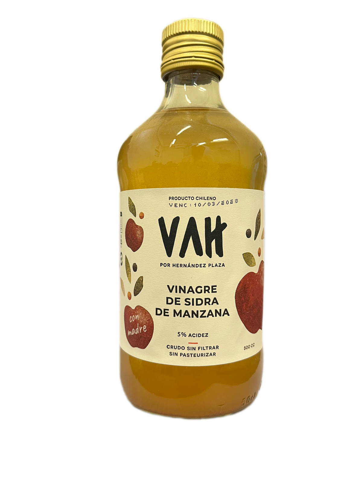 VAH: Vinagre de Sidra de Manzana (500 cc)
